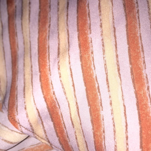 Free People Silky Stevie Cowl Neck Striped Swing Cami Tank - Picture 9 of 13